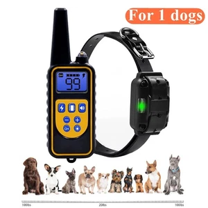 1000M Erziehungshalsband mit Vibration Ton e-Shock Hund Ausbildung Stromschlag - Bild 1 von 18