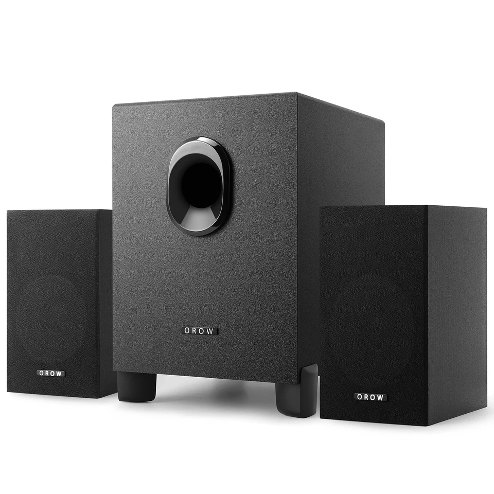 OROW S211 USB-Powered 2.1 Multimedia Speakers System with Subwoofer 16W C...