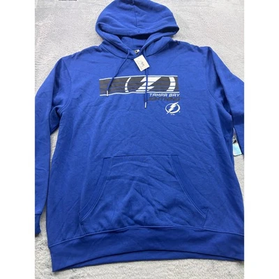 Sudadera con Capucha Tampa Bay Lightning Azul Real Para Hombre XL NHL Licencia Oficial Foto 1 de 4