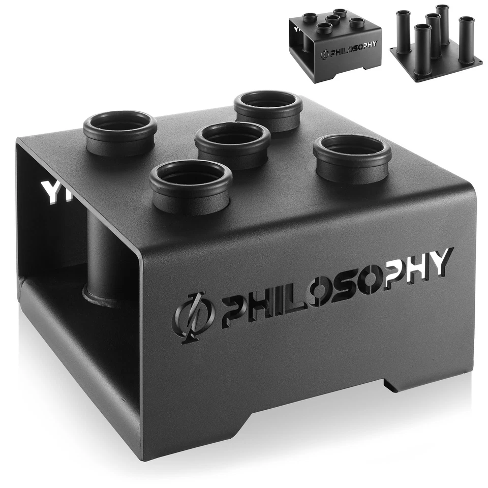 Vertical Barbell Holder - 5 Bar Storage Stand for 2" Olympic Bars - Image 1 of 1