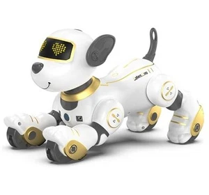 Remote Control Robot Dog Toy for Kids, Programmable Robotic Puppy, Smart Gold - Picture 1 of 7