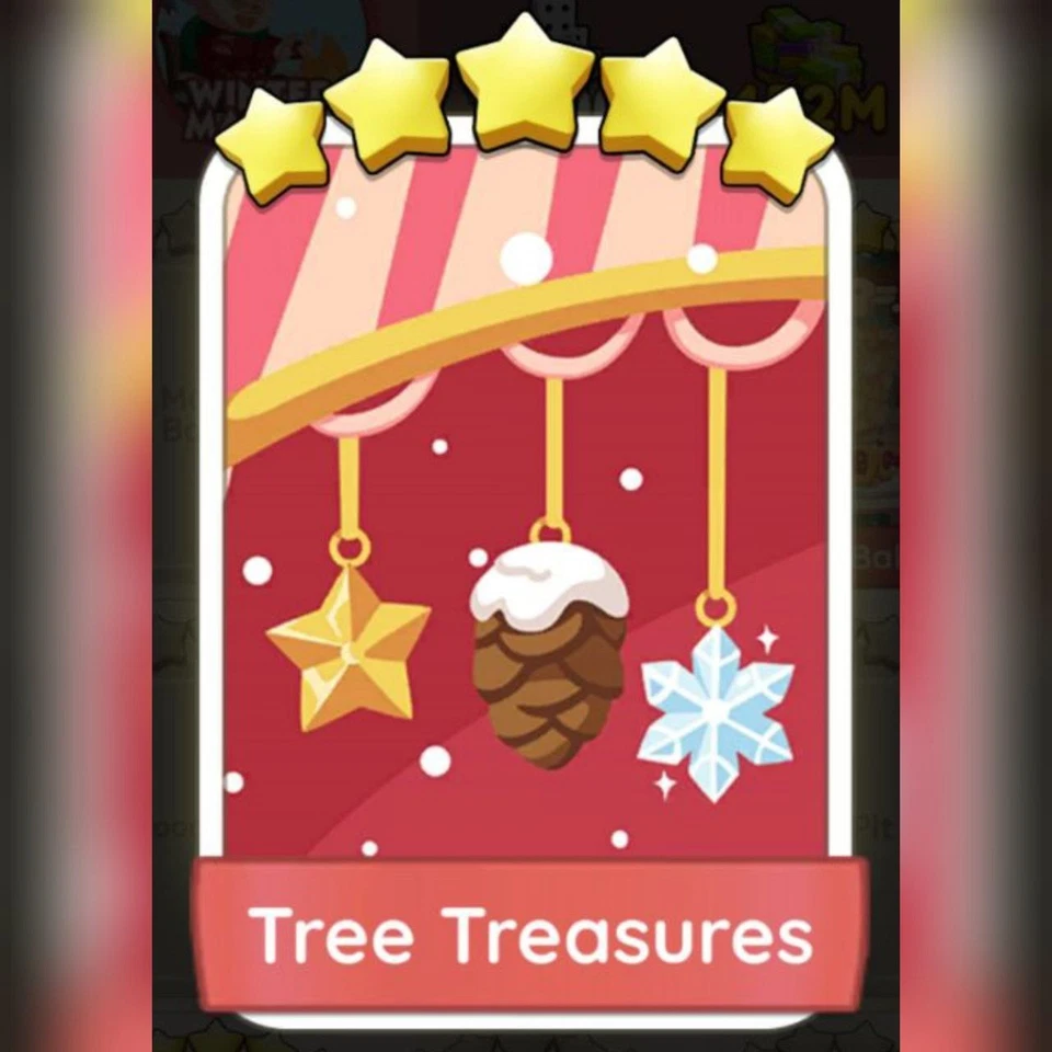 1 x Tree Treasures (⭐⭐⭐⭐⭐) Set - 22 - Mono_poly_ Go sticker (Fast sending) - Image 1 of 1