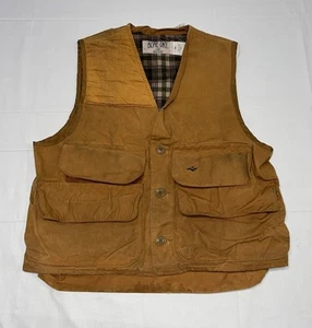 Vintage Red Head Bone Dry Hunting Vest Men’s Medium Flannel Storage Pocket - Picture 1 of 14