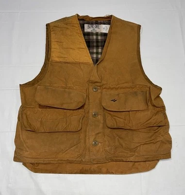 Vintage Red Head Bone Dry Hunting Vest Men’s  Medium Flannel Storage Pocket - Image 1 of 4