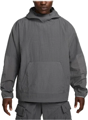 Nike Tech Pack Woven Mesh Lightweight Hoodie FN2632-068 Gray Men’s Size M - Image 1 of 3