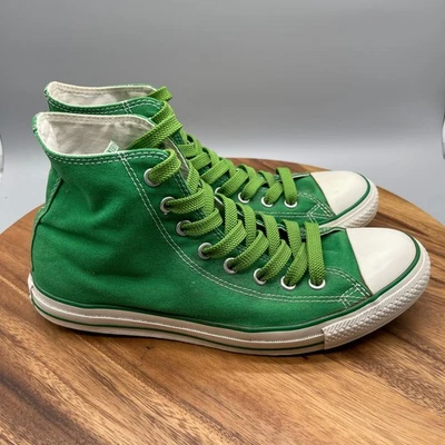 Converse Chuck Taylor All Star Shoes Mens 10 Green Hi Top Canvus Skate Casual - Image 1 of 4