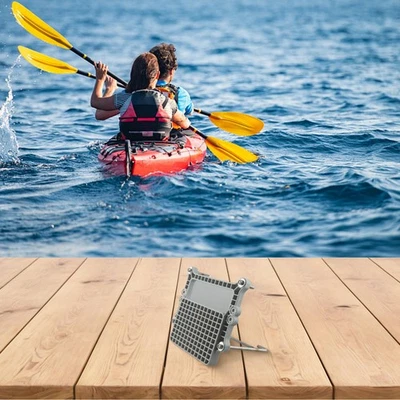 Sturdy ABS+Metal Inflatable Boat Outboard Motor Bracket Quick Installation - Image 1 of 4