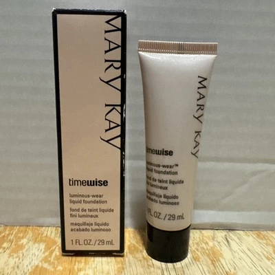 Mary Kay Timewise Luminous Wear Liquid Foundation BRONZE 5 1 Fl Oz 038718 NOS - Image 1 of 4