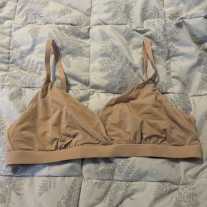 SKIMS Fits Everybody Crossover Bralette Gr. M nude Netz gefüttert - Bild 1 von 5