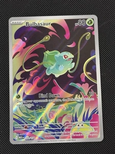 Bulbasaur Ilustración Raro 133/132 Mega Evolución Inglés Casi Nuevo - Imagen 1 de 2