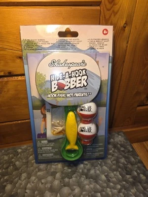 Shakespeare Hide-A-Hook Bobber Kit de Pesca para Niños 4+ NUEVO EN PAQUETE SIN ABRIR Foto 1 de 4