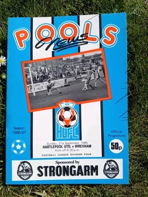 Hartlepool United v Wrexham 21/09/86 Match Programme - Image 1 of 3