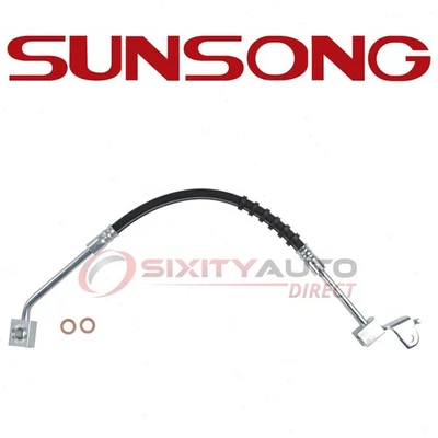 Sunsong Front Left Brake Hydraulic Hose for 1995-2000 Chrysler Cirrus - pk - Image 1 of 4