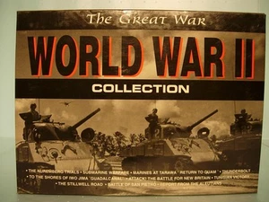 WORLD WAR II 'THE GREAT WAR' 10 VHS SET COLLECTORS BOX - Picture 1 of 1