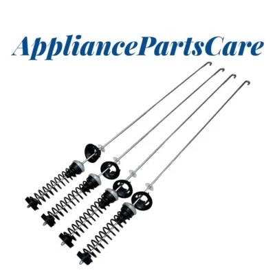 Kit de varilla de suspensión para lavadora Whirlpool (paquete de 4) W11187091, W11400156 Foto 1 de 2