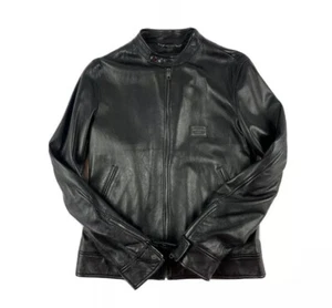 Chaqueta Bombardero Dolce & Gabbana Marrón Piel de Cordero Forrada en Seda Cremallera Completa Talla 50 UE Nueva con Etiquetas - Imagen 1 de 6