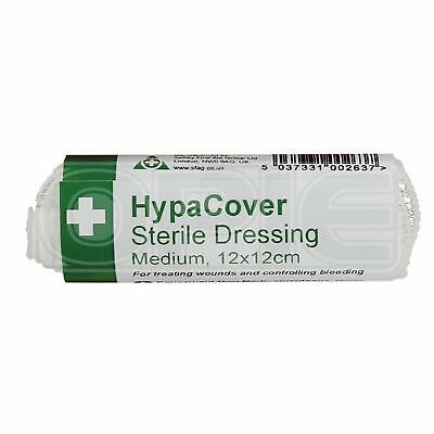 Safety First Aid HypaCover Medium Sterile Dressings - 12 X 12cm - Pack Of 6 • 6.65£