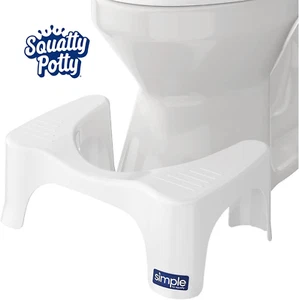 Squatty Potty einfacher geschwungener Toilettenhocker. - Bild 1 von 11