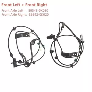 2PCS Front Left & Right ABS Wheel Speed Sensor Fits 2004-2012 Toyota Hilux Vigo - Foto 1 di 10