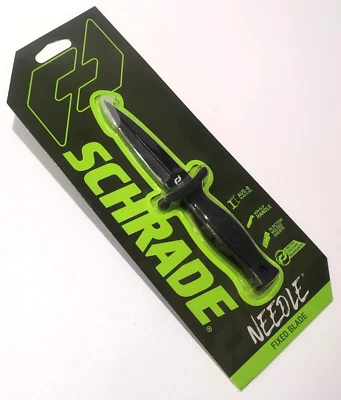 Schrade Needle Double Edged Full Tang Dagger Throwing Boot Fixed Blade Knife - Image 1 of 4