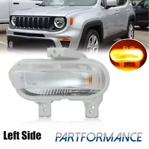 For 2019-2022 Jeep Renegade Bumper Parking Turn Signal Light Fog Lamp LH Side - Picture 1 of 13