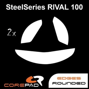 Corepad Skatez SteelSeries Rival 100 110 Replacement Mouse Feet PTFE Teflon - Picture 1 of 1