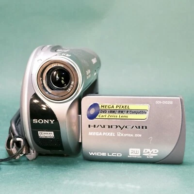 Sony Handycam DCR-DVD205E Digital Camcorder, Boxed, Night Shot Built In! - Image 1 of 4