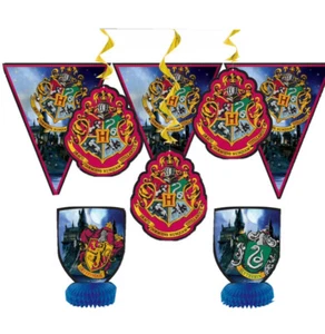 Gama de vajilla y decoraciones de cumpleaños HARRY POTTER 44 piezas - Imagen 1 de 9