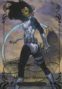 Marvel Masterpieces 2018 Tier 1 Gold Base Card 6 Madame Masque