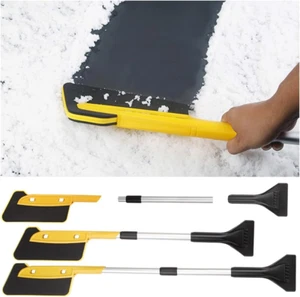 27 Inch Car Ice Scraper for Windshield, 2 in 1 Extendable and Detachable Snow Re - Picture 1 of 6