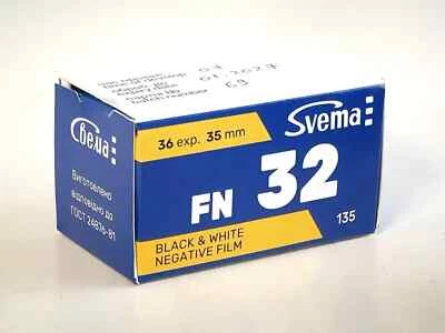 FRESH! Svema FN-32 135/35mm 36exp. ISO 32 B&W Camera Negative Film - Image 1 of 3