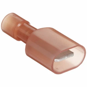 Megatronix NFDR Nylon Insulated Female Disconnects 22-18 Gauge 0.250 Red 100 Pcs - Picture 1 of 1