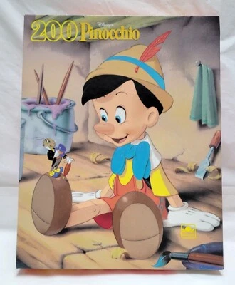 Golden Disney Pinocchio 200 Fully Interlocking Piece Jigsaw Puzzle 14"x18" - Image 1 of 4