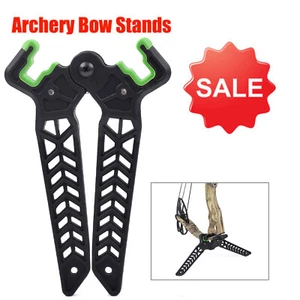Archery Bow Kick Stand Holder Scissor for Compound Bow Target Hunting Bow Rack - Picture 1 of 8