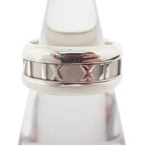 [Used] TIFFANY 925 Atlas Wide Ring / US size 7-7.5 / g475-85 - Picture 1 of 10