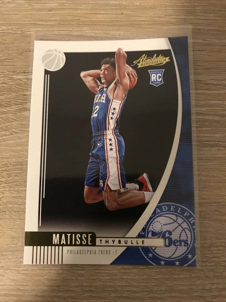 2019-20 Panini Absolute Memorabilia Rookie RC #74 Matisse Thybulle 76ers - Image 1 of 1