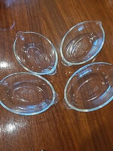 Set Of 4 Pyrex by Corning 328 One Cup Oval Baking Dishes - Picture 1 of 5