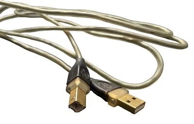 USB Printer Scanners Clear Cable Cord 6ft for Epson Brother HP - Image 1 of 3