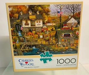 Rompecabezas 1000 piezas Charles Wysocki - Buffalo -Olde Bucks County usado - Imagen 1 de 3