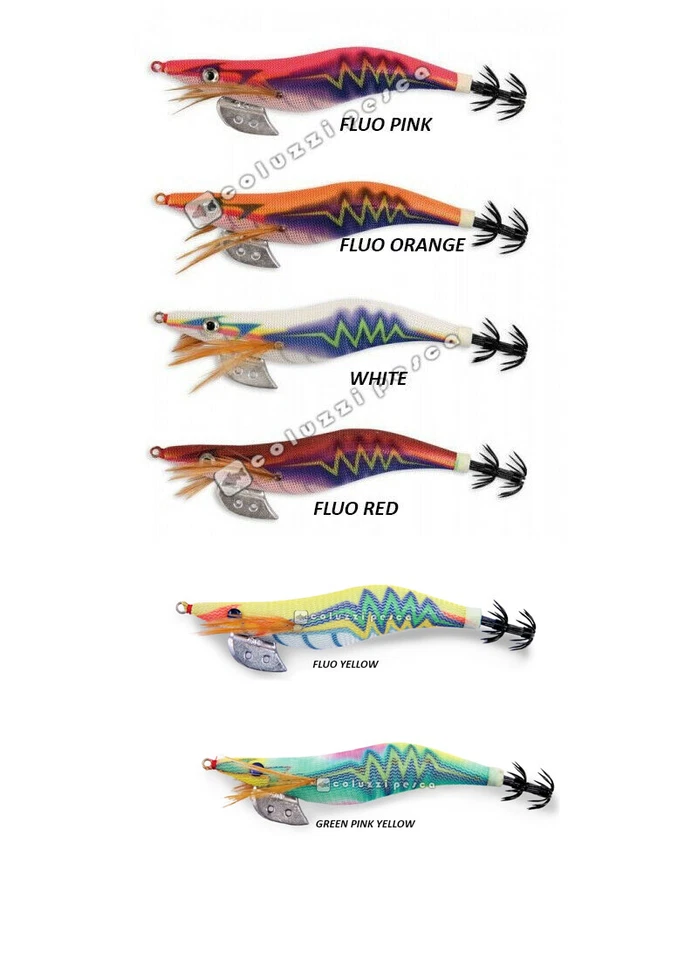 TOTANARA THUNDER SQUID JIG FLUO 2.5  SETA LINEAEFFE PESCA SEPPIA CALAMARI 5090-2 - Immagine 1 di 1