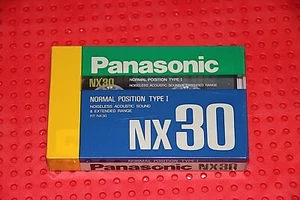 PANASONIC NX  30  1989  JAPAN  TYPE I   BLANK CASSETTE TAPE (1)    (SEALED) - Picture 1 of 3