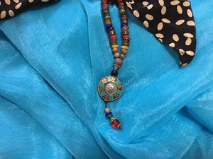 Long paragraph sweater chain all-match Folk Style Pendant Necklace accessories - Picture 1 of 2