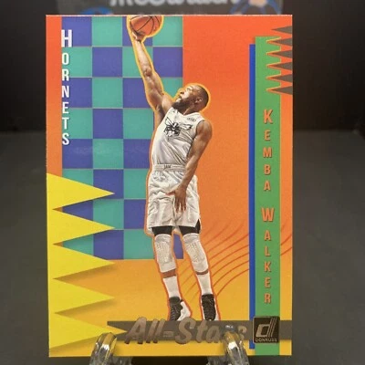 2018-19 Donruss All-Stars Kemba Walker #10 Charlotte Hornets - Imagem 1 de 2