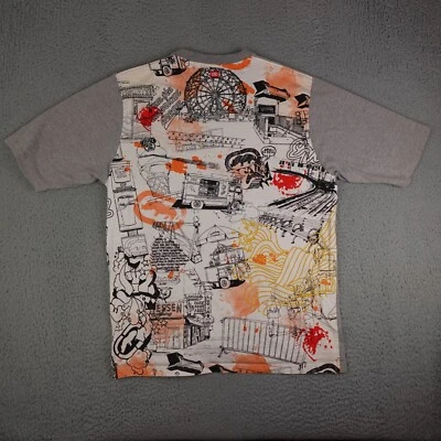 Vintage Ecko Unlimited Shirt Mens XL Gray All Over Print The Block Is Hot Y2K* - Image 1 of 4
