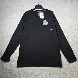 Dickies Temp iQ Shirt Mens 2XL XXL Black Pocket Cooling Long Sleeve UV 30 NWT - Picture 1 of 15
