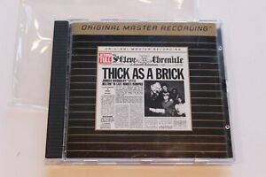 Jethro Tull - Thick As Brick - MFSL 24k Gold CD ULTRADISC - RARE OOP