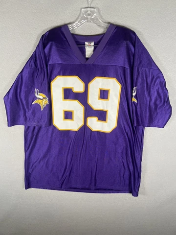 Jared Allen Minnesota Vikings Jersey Mens Size XL Purple 69 NFL Team Apparel Cover