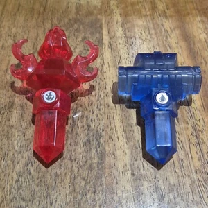 Skylanders - 2 x Trap Team Crystals - ETERNAL FLAME (Fire) - WET WALTER (Water) - Picture 1 of 2