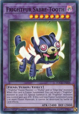 Frightfur Sabre-Tooth NM (#2) TOCH Toon Chaos Yugioh - Image 1 of 2