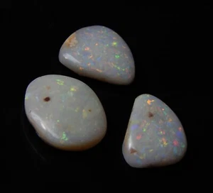 Handmade AAA+ Australian Opal  14.35 Carat 16x13x5 TO 14x11x4 MM 3 Pcs F199 - Picture 1 of 7